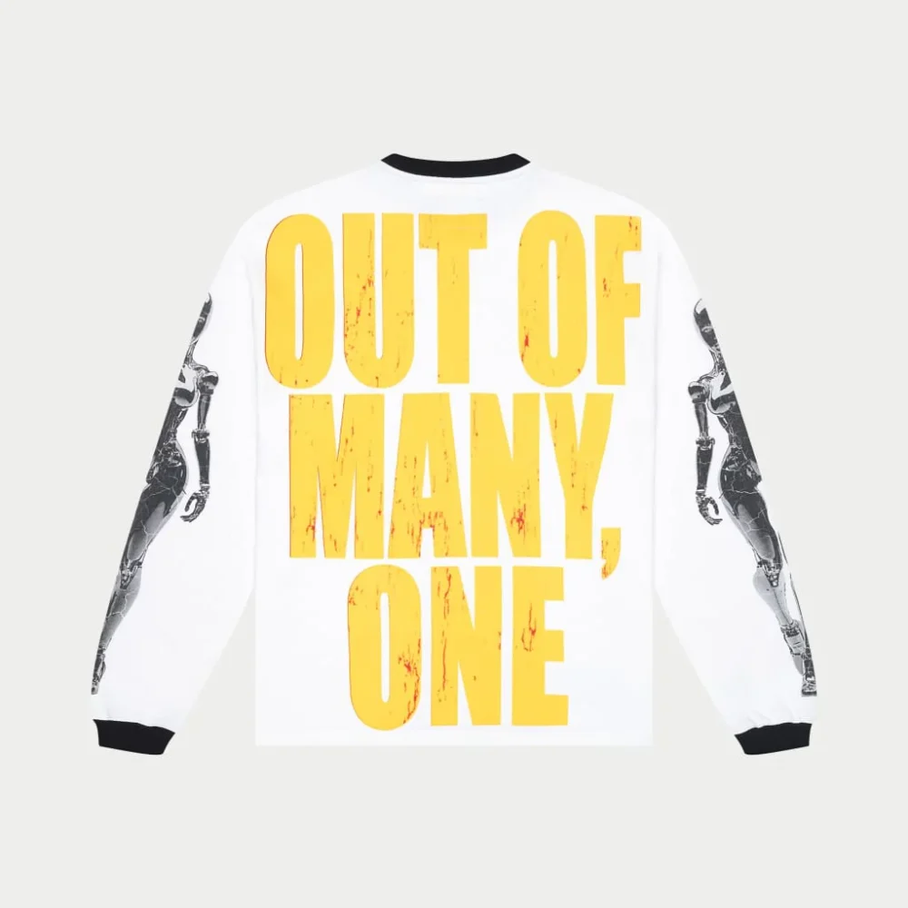 GOD SPEED Alexa Long Sleeve T-shirt (White/Black) - Image 2