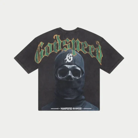 God Speed Balacava T-Shirt (Grey Wash) God Speed Balacava T-Shirt (Grey Wash)