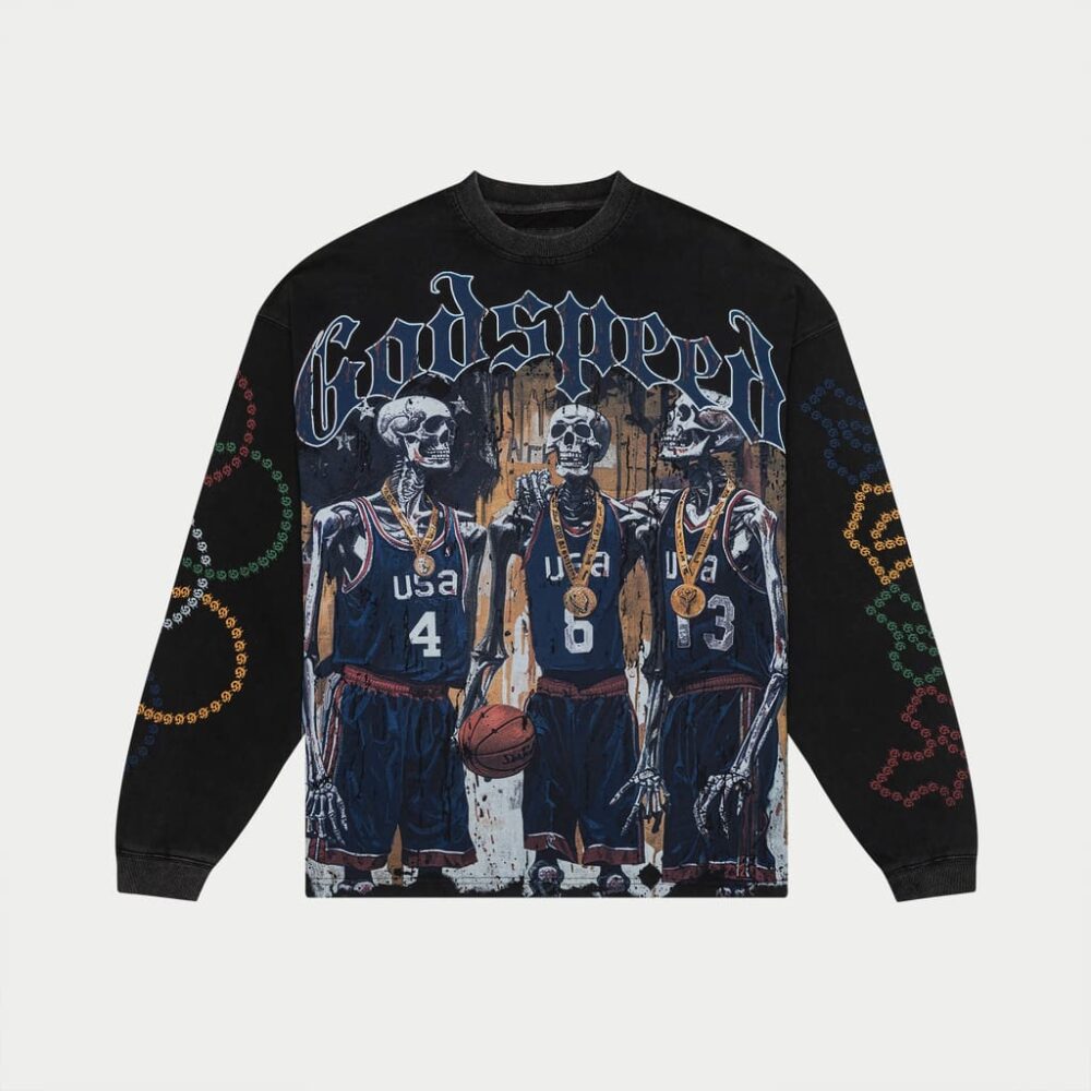 God Speed DreamTeam ’24 LS T-Shirt (Vintage Black)