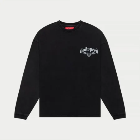 God Speed Grail LS T-Shirt (Grey Wash)