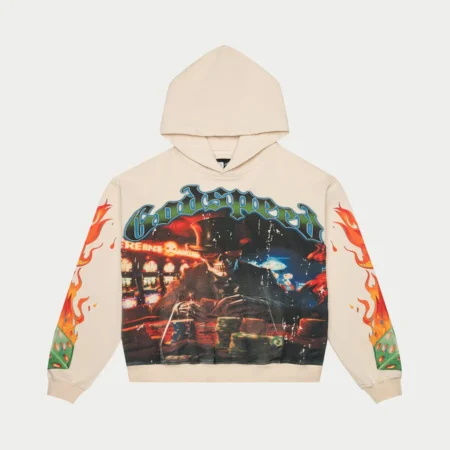 God Speed L.A.G Hoodie (Bone Wash)