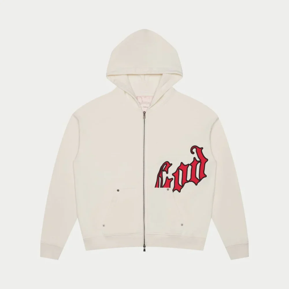 OG Logo Sweatsuit V2 (Bone/Red) - Image 3