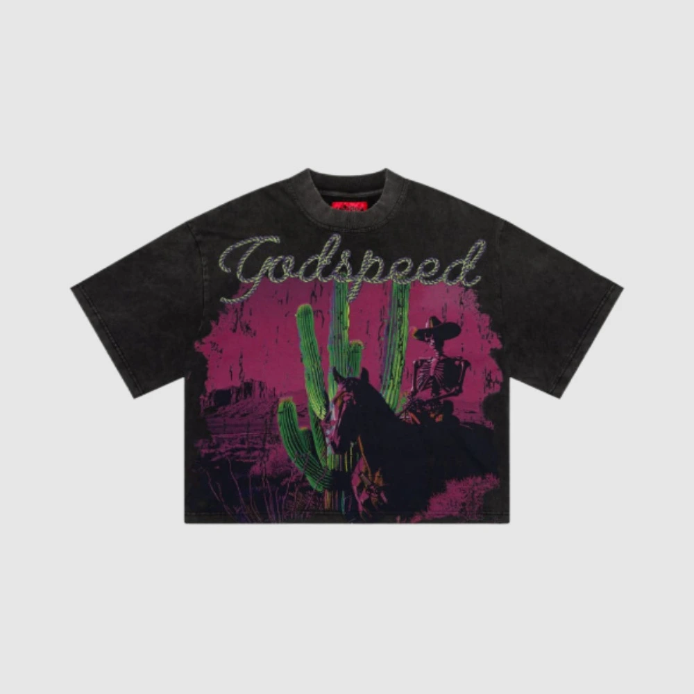 Godspeed-Green-Pink-Shirt Godspeed Green Pink Shirt