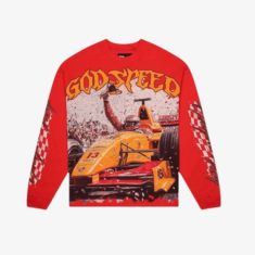 Godspeed Finishline Long Sleeve T-Shirt Red