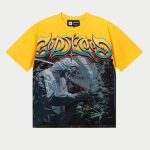 Godspeed Botanical Reaper Vintage Graphic Tee – Yellow