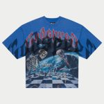 Godspeed Cosmic Checkmate Vintage Graphic Tee – Royal Blue