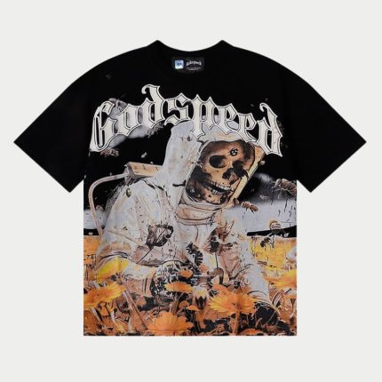 Godspeed Golden Harvest Skeleton Beekeeper Graphic Tee