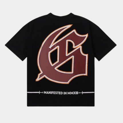 Godspeed Gridiron Ghost Vintage Football Tee – Black