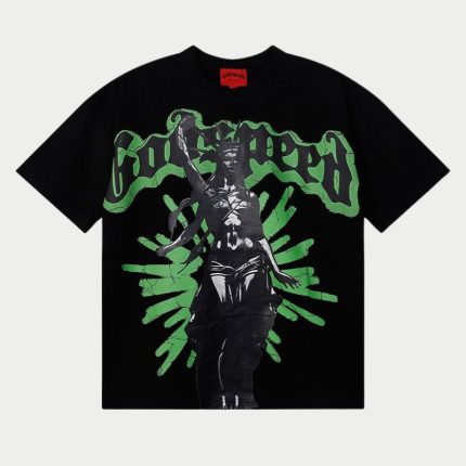 Godspeed Neon Goddess Gothic Graphic T-Shirt