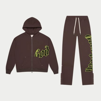 Godspeed OG Logo Grey & Lime Sweatsuit