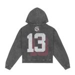 Godspeed Seeing Double Grey Wash Hoodie